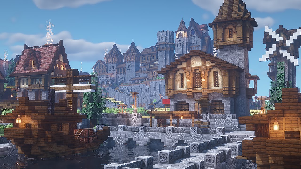 For Building A:Medieval City In:Minecraft Pe