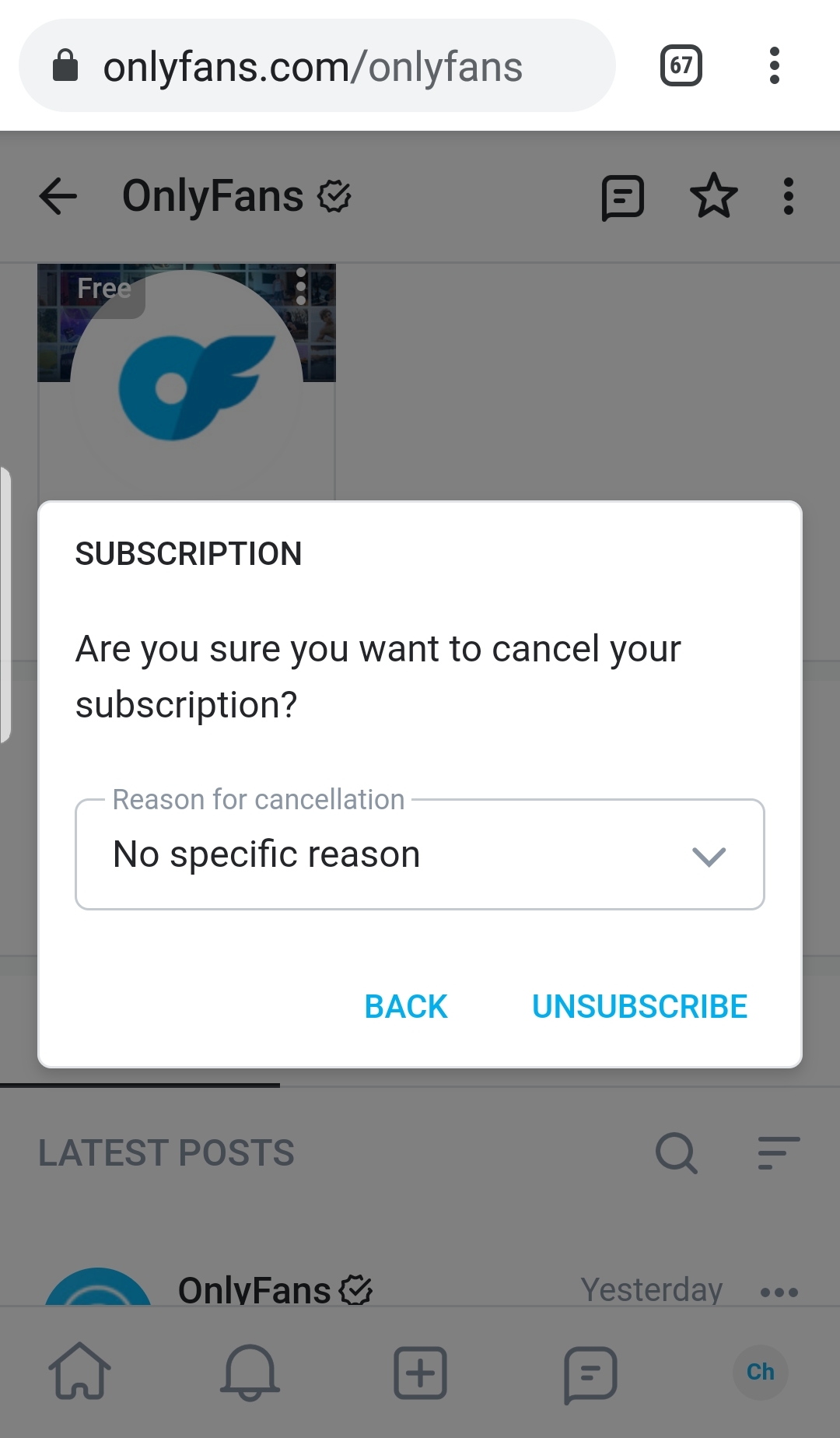 How To Cancel A Free Onlyfans Subscription