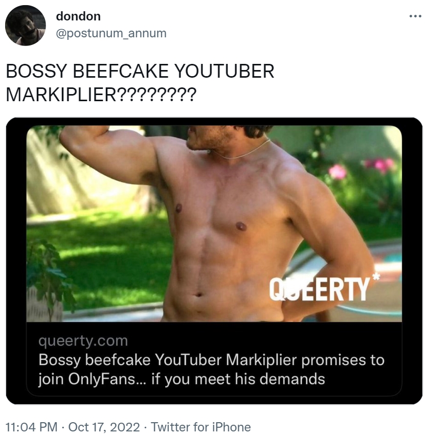 How Much Does Markiplier Make From Onlyfans